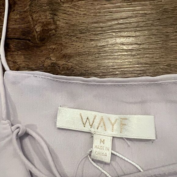 WAYF Lilac Ruffle Blouse - Picture 7 of 8